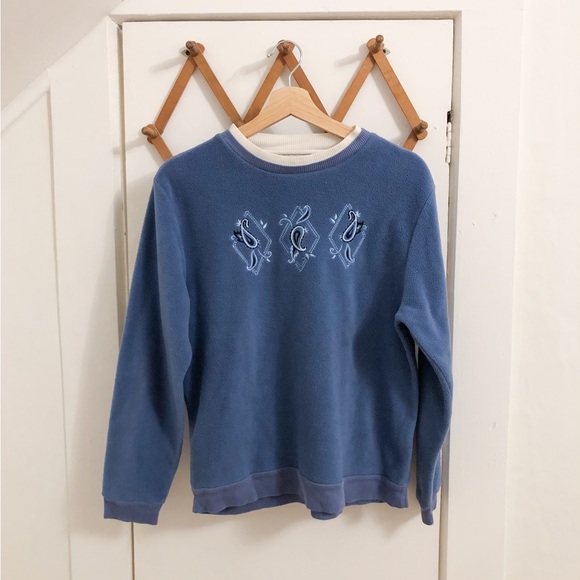 Vintage Embroidered Fleece - Picture 1 of 6